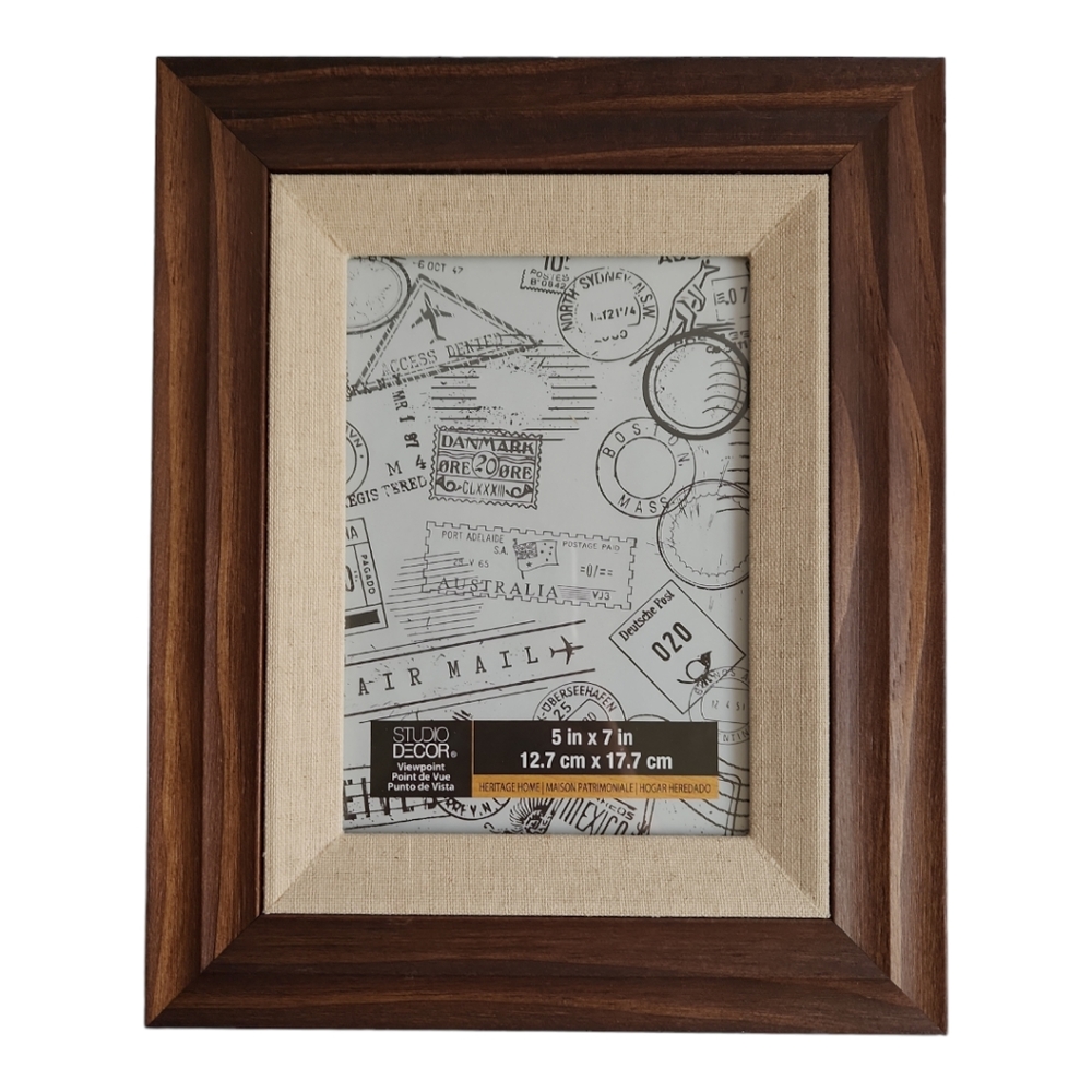 Studio Decor 8x10 Wooden Picture Frame 5x7 with Mat